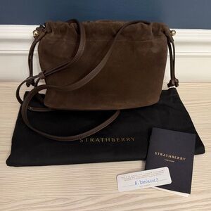 Like-New! Strathberry Charolette - Chocolate Suede